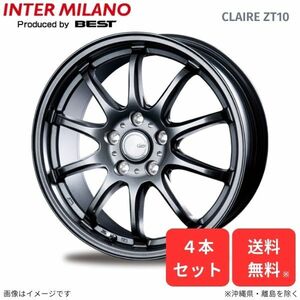 ホイール インターミラノ プリウスα 40系 トヨタ 4本セット クレール ZT10 【16×6.5J 5-114 INSET38】