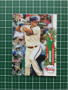 ★TOPPS MLB 2020 HOLIDAY #HW56 RHYS HOSKINS［PHILADELPHIA PHILLIES］ベースカード★