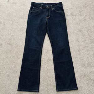 濃紺 Lee RIDERS リー LM4901 ブーツカット デニムパンツ W30 (31×32) インディゴ ジーンズ 革パッチ BOOT CUT 101 102 517