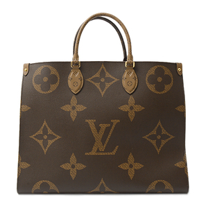 ルイヴィトン バッグ レディース モノグラムジャイアントリバース オンザゴーMM ハンドバッグ ショルダーバッグ Louis Vuitton M45321 中古