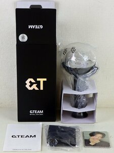 S●中古品●アイドルグッズ 『&TEAM OFFICIAL LIGHT STICK』 HYBE HB-BOX00000101 エンティーム ペンライト/ペンラ ※箱底面にキズ多くあり