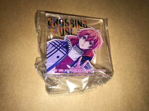 アイドリッシュセブン アイナナ 七瀬陸 アクリルバッジ クリップ 4th Anniversary CROSSING × US ！未使用新品