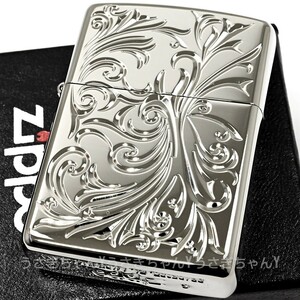 zippo☆アーマー☆Botanical☆シルバーチタン☆ジッポ ライター