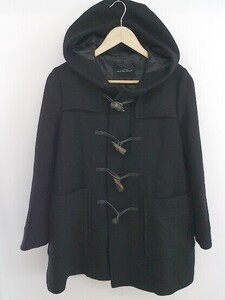 ◇ green label relaxing グリーンレーベル UNITED ARROWS 長袖 ダッフル コート サイズ36 ブラック レディース P