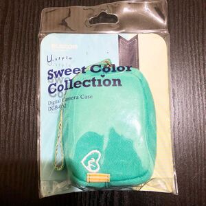 新品・未使用★ELECOM デジタルカメラケース グリーン★Sweet Color Collection