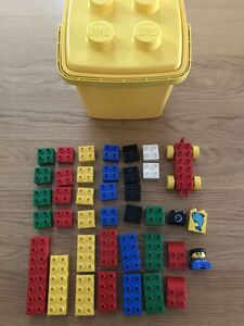 LEGO レゴ デュプロ ブロック 基本ブロック 黄色バケツ