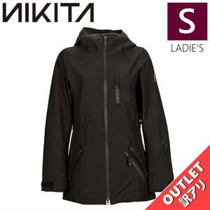 【OUTLET】 NIKITA HOLLYHOCK JKT BLACK Sサイズ レディース スノーボード スキー ジャケット JACKET アウトレット