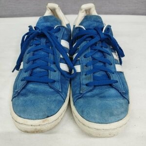 A418 adidas アディダス CAMPUS 80S スニーカー 靴 スウェード 三本線 キャンパス レディース ブルー系 サイズ 23.5 オールシーズン