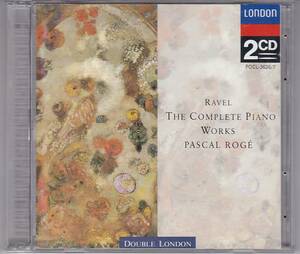 ★CD LONDON ラヴェル:ピアノ曲全集 CD2枚組 *パスカル・ロジェ(Pascal Roge)