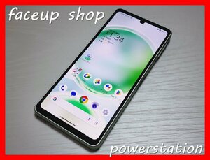 　★【42254WM】 ジャンク美品 SH-M26 SHARP AQUOS sence8 ペールグリーン 128GB 国内版SIMフリー 1円 ! 1スタ !