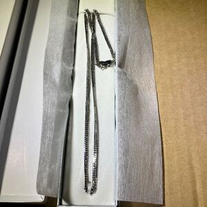 送料無料 喜平 ネックレス PT850 6面カット ダブル 20g 50cm 3.25mm 造幣局検定刻印入 メンズ レディース プラチナ チェーン ジュエリー