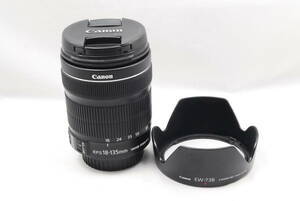 ★良品★ 即決 売切 格安 CANON キヤノン EF-S 18-135 F3.5-5.6 IS STM ズームレンズ フード付き！！（R6-414）