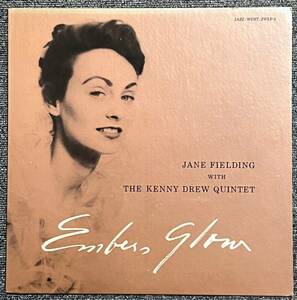 【オリジナル/美品】『 Embers Glow 』Jane Fielding With The Kenny Drew Quintet Lawrence Marable ジェーン・フィールディング
