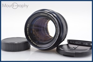 ★実用美品★ コニカ KONICA HEXANON AR 50mm F1.4 前後キャップ&レンズフィルター付 同梱可 #yk3