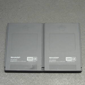 【2台まとめ売り】SHARP SHDD 500GB VR-SHD50 管理:N-81