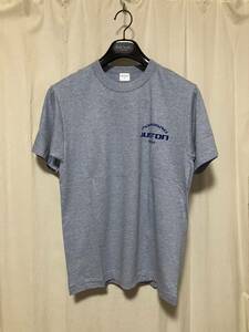 FORWARD JUSTON ISUZU フォワードジャストン プリント入り半袖Tシャツ ブルーグレー系 M レナウン 中古品 日本製 RENOWN