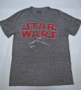 スターウォーズ Xウィング T-65 Xウィング・スターファイター 古着 Tシャツ L グレー 霜降り STAR WARS ヴィンテージ