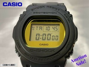 【可動品】 CASIO カシオ G-SHOCK 腕時計 DW-5700BBMB (3229) ミラー ゴールド スティング メタリック ミラー フェイス