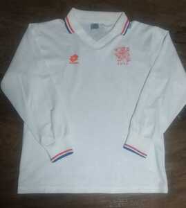 値下げ交渉 1992-1994 オランダ代表 長袖 Lotto MADE IN ITALY 検)1993 92 94 KNVB HOLLAND NETHERLANDS L/S WORLD CUP ワールドカップ Y2K