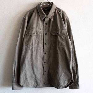 【極美品】RRL【WORK SHIRTS】M ワークシャツ ダブルアールエル 2412372