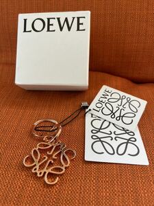 定価約40000円● LOEWE ANAGRAMA keyring charm ロエベ アナグラム キーホルダー Rose gold 箱 タグ付 チャーム