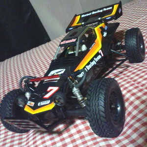 TAMIYA HORNET custom buggy 1/10 タミヤ RC ホーネット バギー オイル ダンパー アルミ XB ボディ Wing parts T4works blockhead