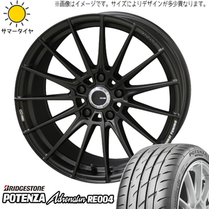 245/35R20 サマータイヤホイールセット アルファード etc (BRIDGESTONE POTENZA RE004 & ENKEITUNING FC01 5穴 114.3)