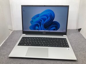 【マウスコンピューター】B5-i5ICLAS-A Corei5-1035G1 メモリ8GB SSD256GB NVMe WEBカメラ Windows11Pro 15.6inch FHD 中古ノートPC