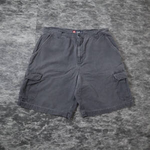 P968 CHAPS Wide Cargo Shorts Gray チャップス ワイド カーゴ ショーツ ハーフパンツ 短パン グレー W36