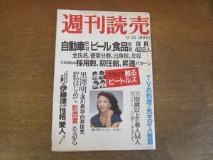 2210ND●週刊読売 1980 昭和55.9.21●表紙 岩下志麻/甦るビートルズ/黒澤明×淀川長治×白井佳夫「影武者」を語る/伊藤律氏の性格・愛人