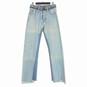 メゾンマルジェラ 1 Maison Margiela 1 20AW 再構築 カットオフ デニムパンツ ジーンズ 38 インディゴ S51LA0120 国内正規 レディース