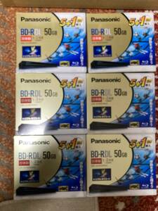Panasonic BD-R DL 50GB 6枚パック　6セット　計36枚