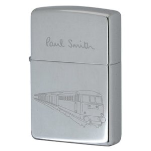 絶版/ヴィンテージ Zippo ジッポー 中古 2001年製造ZIPPO Paul Smith TRAIN 列車 [S]ほぼ新品同様