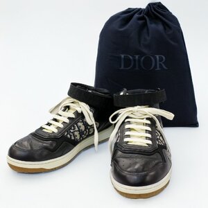 Dior ディオール B27 ハイカットスニーカー 43 (28cm相当） レザー×ファブリック メンズ 靴 メンズスニーカー【 ST004SN 】