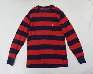 Polo Ralph Lauren ボーダー サーマル 長袖Tシャツ ポロ ラルフローレン Polo Sport ビンテージ Polo Jeans Co. Polo Country RRL 