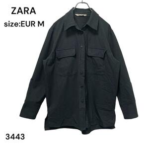 ZARA ザラ　シャツ　トップス　長袖　EUR M レディース　おしゃれ