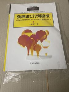 弦理論と行列模型　sgcライブラリ　別冊数理科学　サイエンス社