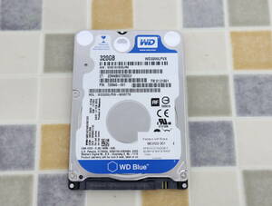 ∠ 中古 HDD｜2.5インチ 内蔵型｜WD WD3200LPVX HDD｜320GB SATA フォーマット済■O2385