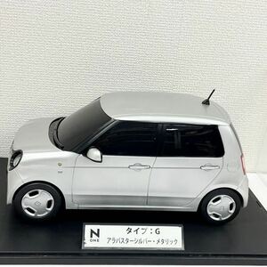 ホンダ エヌワン 1/12 カラーサンプル ミニカー アラバスターシルバー・メタリック ケース入り 店頭展示用 N-ONE タイプ:G