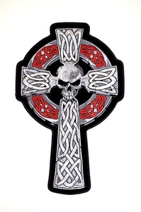 U.S.A直輸入！アメリカンワッペン　CELTIC CROSS　世界で一つだけのワイルドなオリジナルJKTが簡単に出来る！！