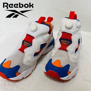 (531)Reebok リーボック ポンプフューリー OG F1570【24cm】ホワイト レッド ブルー スニーカー カジュアル