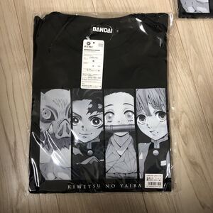 鬼滅の刃☆Tシャツ☆Ｍサイズ☆レア☆希少☆竈門炭次郎☆我妻善逸他☆黒色☆バンダイ