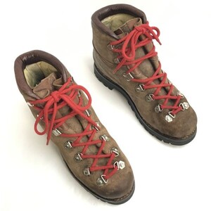 80s-90s?/フランス製☆Galibier JANNU/Paraboot☆本革/トレッキング/マウンテンブーツ【25.0/茶】登山靴/Vintage/Leather/shoes◇bWB113-2