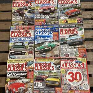 B2120　2010　9冊セット「PRACTICAL CLASSICS」 プラクティカル クラシック　旧車 雑誌　クラシックカー　英国車 ビンテージ　自動車