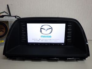 ★2012年★マツダ 純正 ナビ 7インチ CA9K2 Bluetooth フルセグ DVD CD SD ラジオ USB i-Pod AV-IN 中古 ナビ