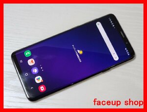 　★【43128WM】 完動品 au SCV39 SAMSUNG Galaxy S9+ ミッドナイトブラック 1円 ! 1スタ !