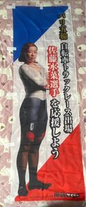 ガールズケイリン 佐藤水菜選手 のぼり 旗 非売品？