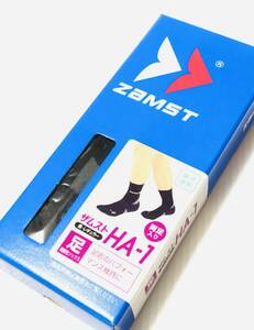 新品　箱入り　ＺＡＭＳＴ　ザムスト　ＨＡ－１　レギュラーソックス　ブラック　サイズＳ　価格2,400円