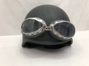 ZAP VINTAGE HELMET ヴィンテージ ヘルメット フリーサイズ 頭囲　約59cm マットブラック 24080201