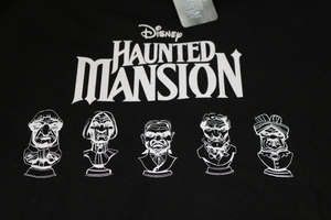 ホーンテッドマンション　黒　トレーナー　レディース　L　HAUNTED MANSION　ディズニー　裏起毛　新品 未使用 